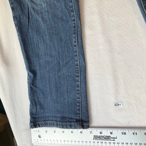 Levi’s Women Slim jeans size 8S - W29 L30 Blue Mid Rise Stretch - Picture 6 of 12